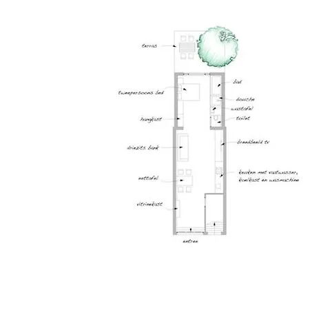 Beautiful Designed Ap.+bikes+garden * Άμστερνταμ